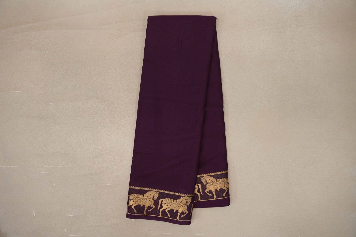 Purple Mysore Silk Saree by Shreenivas Silks PSSR019432