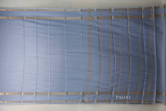 Gray Mysore Silk Saree by Shreenivas Silks PSSR019439