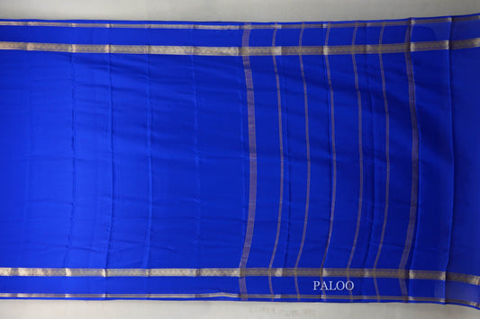 Royal Blue Mysore Silk Saree by Shreenivas Silks PSSR019444