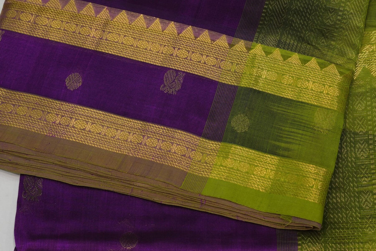 Online nine and half yards silk cotton saree