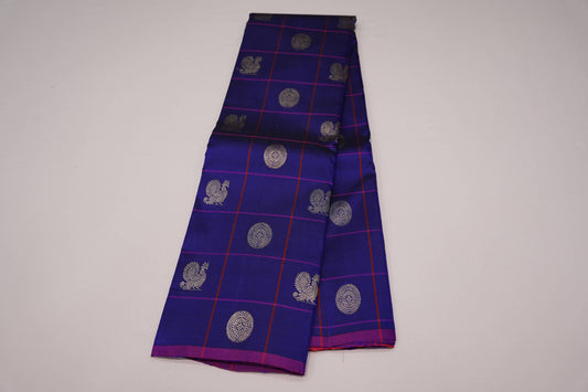 Borderless vintage kanchipuram silk saree