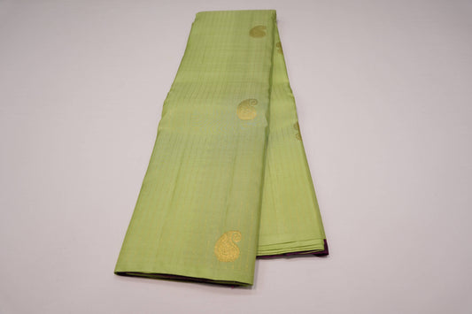 Borderless vintage kanchipuram silk saree