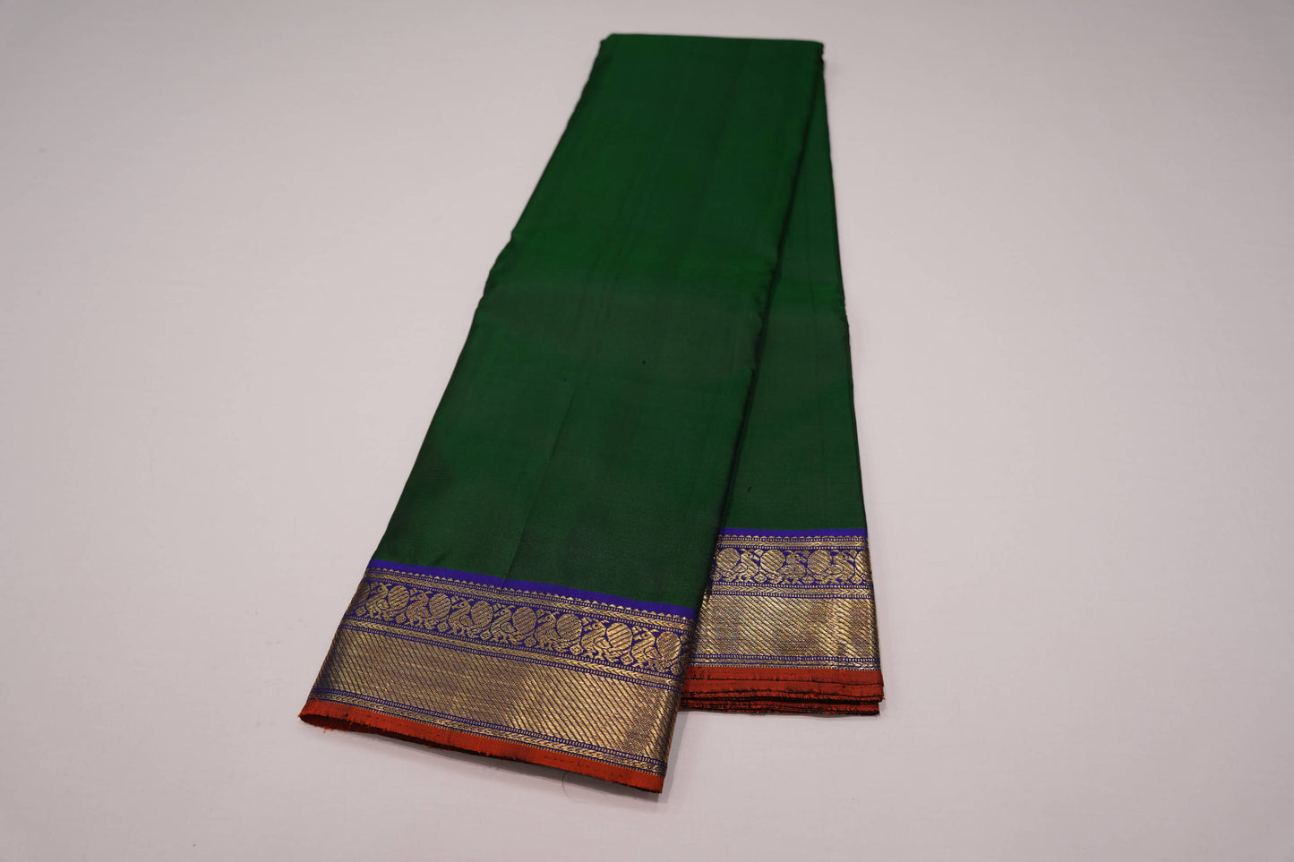 Online plain vintage kanchipuram silk saree