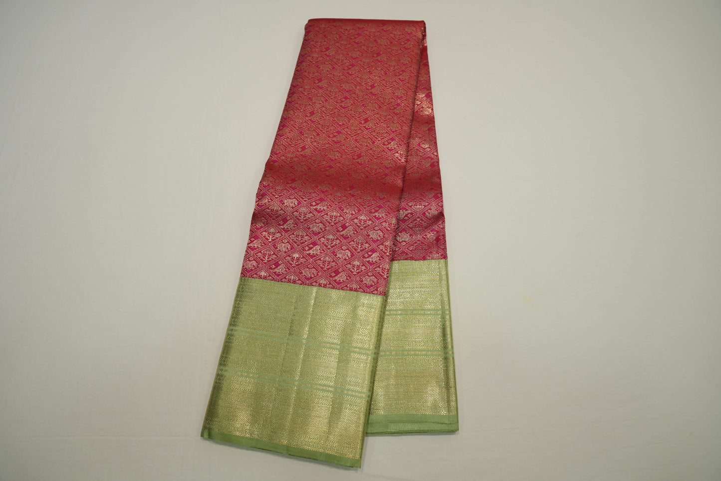 Brocade vintage kanchipuram silk saree