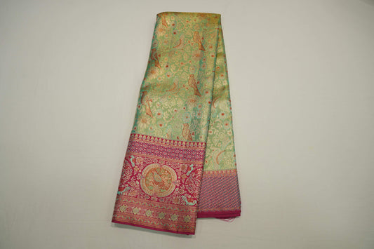 Brocade vintage kanchipuram silk saree