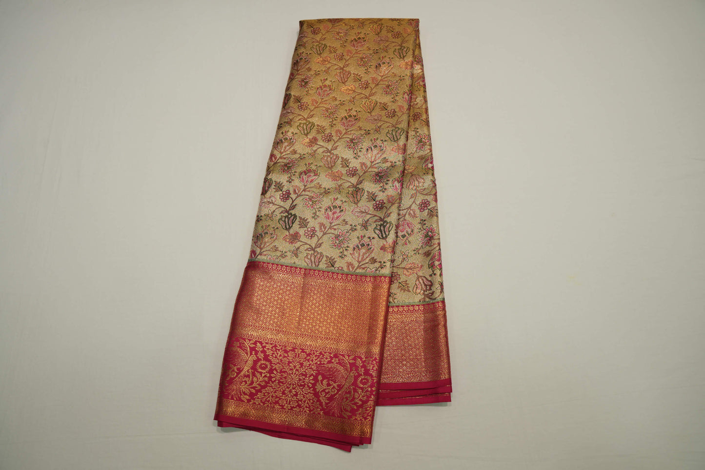 Brocade vintage kanchipuram silk saree