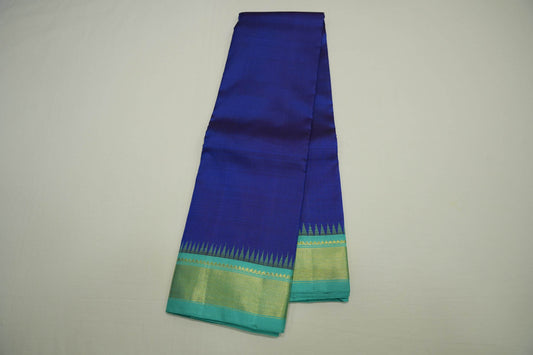 Plain vintage kanchipuram silk saree