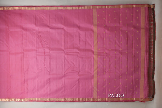 Rose Pink Vintage Kanjivaram Silk Saree by Shreenivas Silks PSSR019630