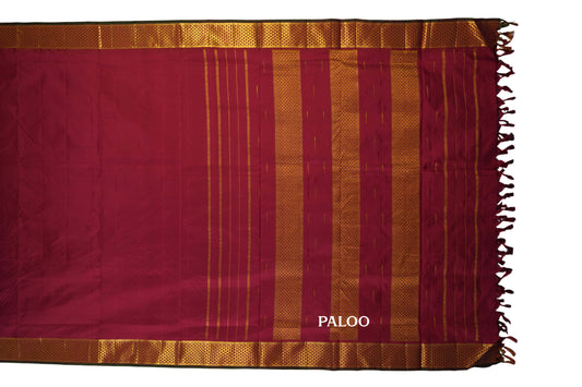 ten yards madisar silk saree paloo