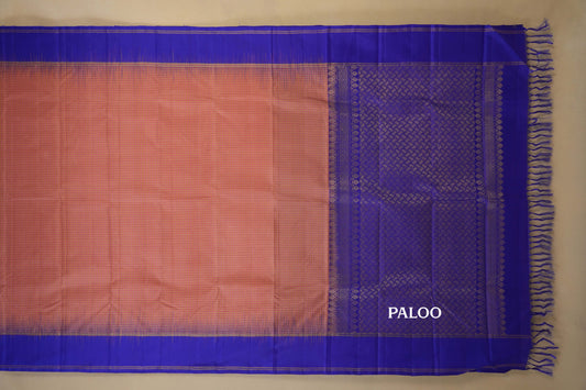 light weight kanjivaram silk saree paloo