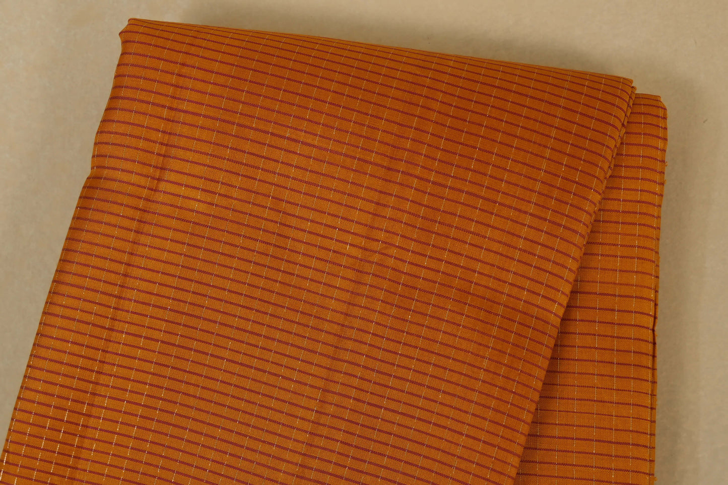 checked light weight kanjivaram silk saree