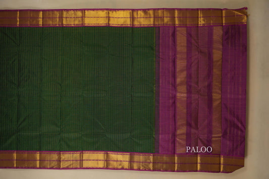 vintage kanjivaram silk saree paloo