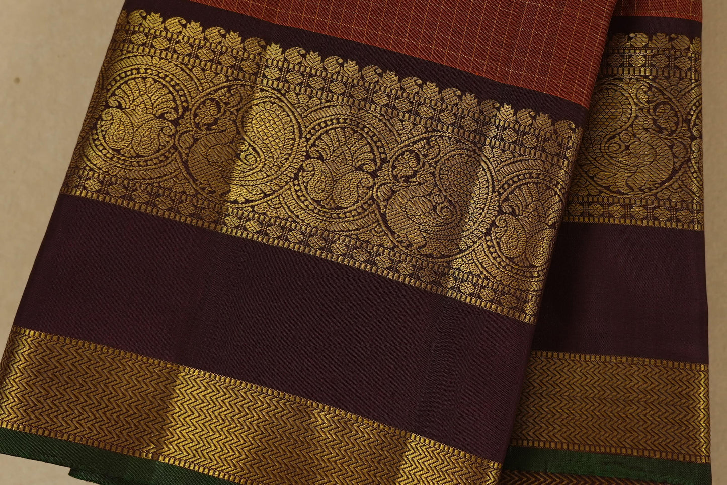 vintage kanjivaram silk saree borders