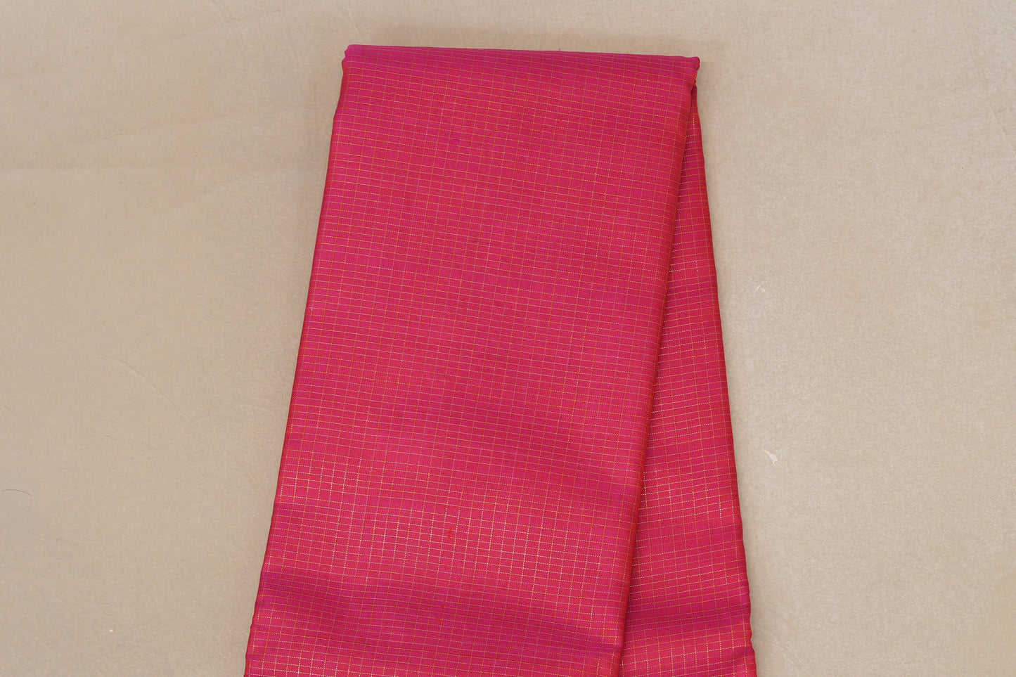 Rani Pink Vintage Kanjivaram Silk Saree body zoom