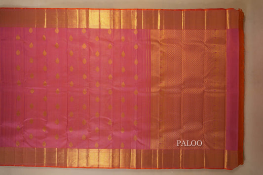 vintage kanjivaram silk saree paloo