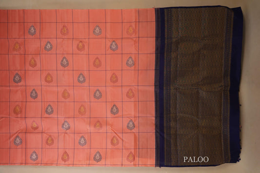 vintage kanjivaram silk saree paloo