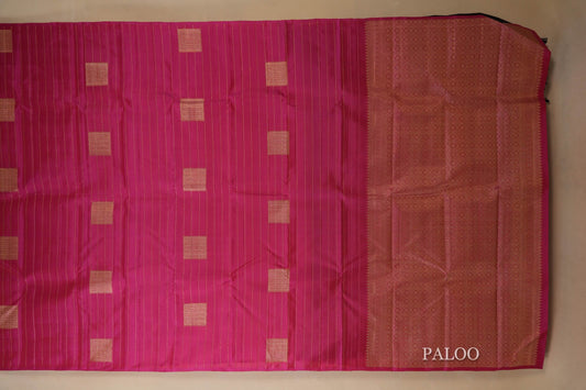 vintage kanjivaram silk saree paloo