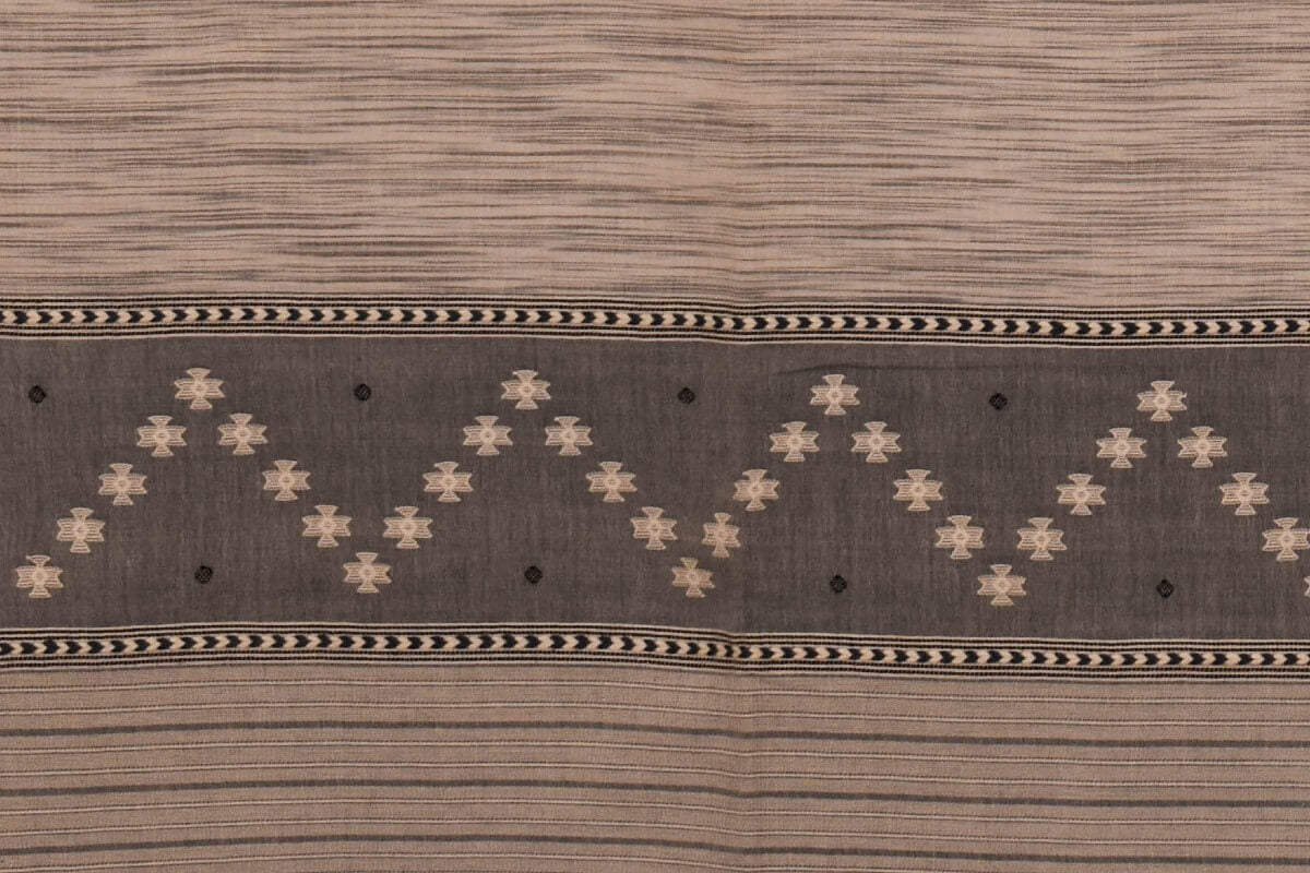 Chakor Bhujodi cotton saree PSCK260108 - Parisera