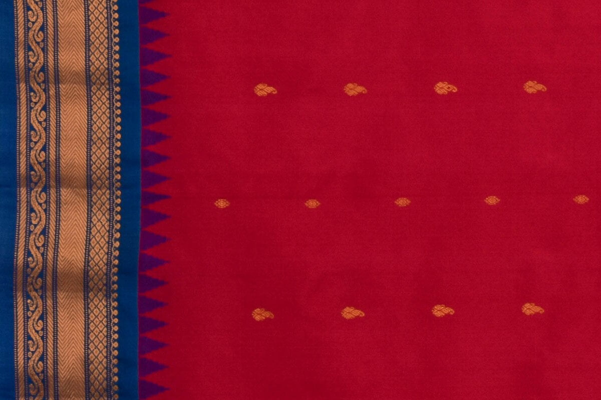 Indo fabric gadwal silk saree PSIF060095