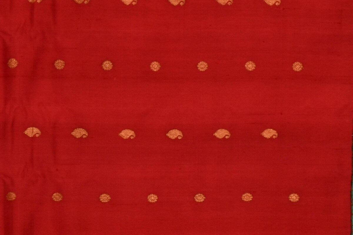 Gadwal silk saree Indo fabric PSIF060096 - Parisera