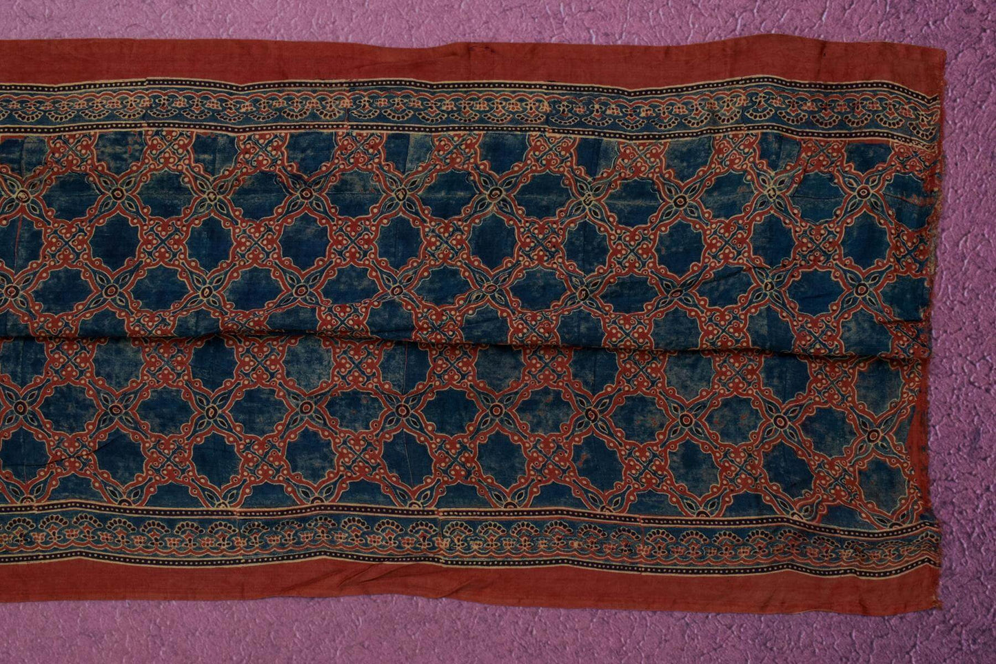 Bandhani Ajrakh Gaji Silk Saree by Chakor PSCK260313