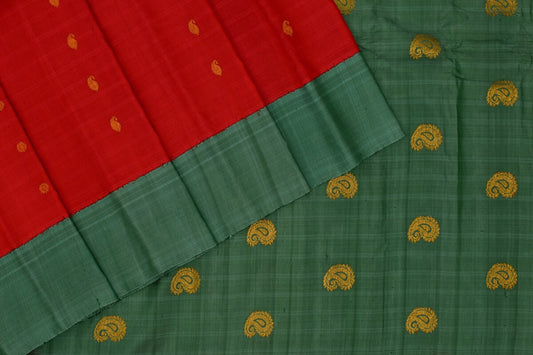 Gadwal silk saree Indo fabric PSIF060096 - Parisera