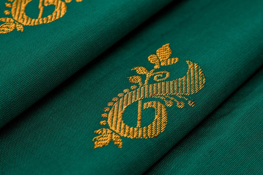 Gadwal silk saree Indo fabric PSIF060083 - Parisera