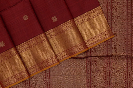 Wedding Kanjivaram silk saree by Rutambhara PSRB330001 - Parisera