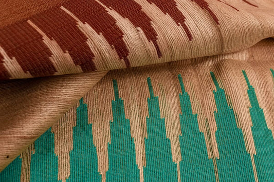 Khadi tussar silk saree PSCK260164 - Parisera