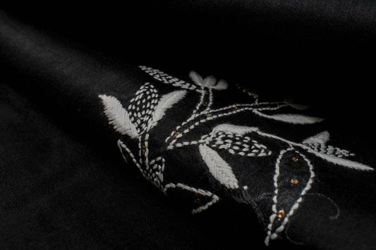Coorv designs Chanderi saree PSCO110117 - Parisera