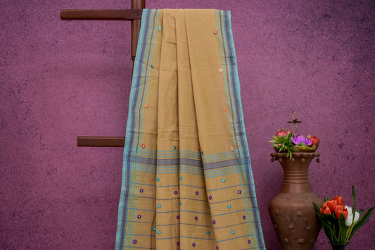 Mirror work Cotton saree by Sameeksha PSSH340008 - Parisera