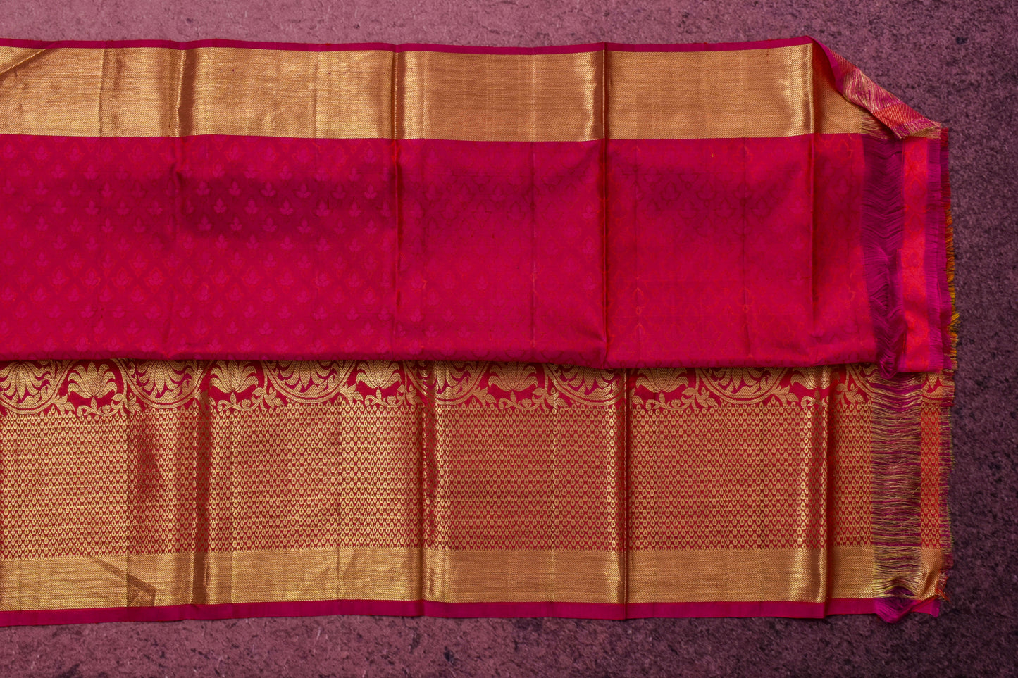 Golden Yellow Kanjivaram Silk Saree by Tharakaram PSTK04073