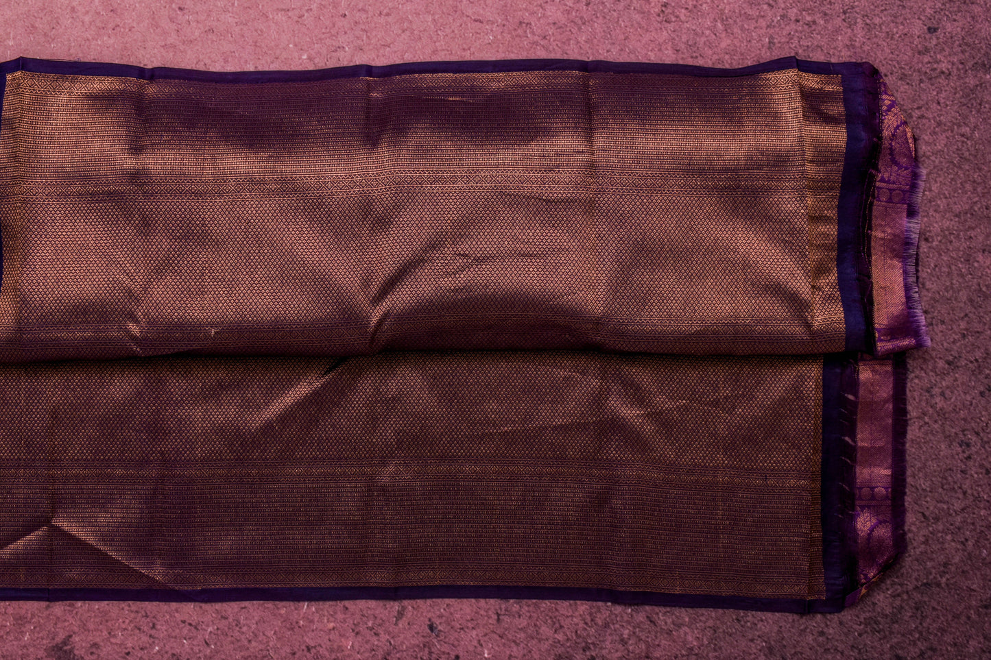 Deep Blue Kanjivaram Silk Saree by Tharakaram PSTK04076