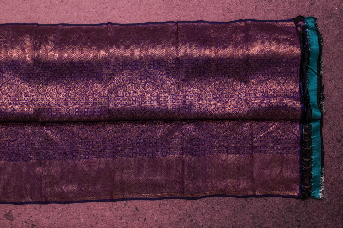 Dark Blue Kanjivaram Silk Saree by Tharakaram PSTK04086