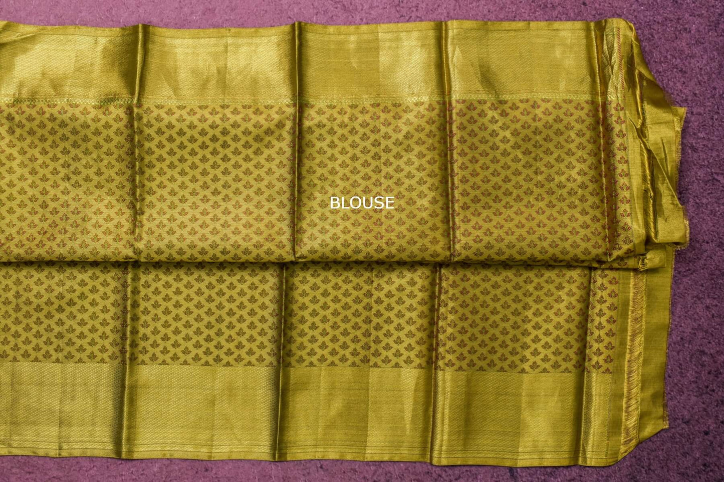 Rust Green Bridal Kanjivaram Silk Saree by Tharakaram PSTK04098