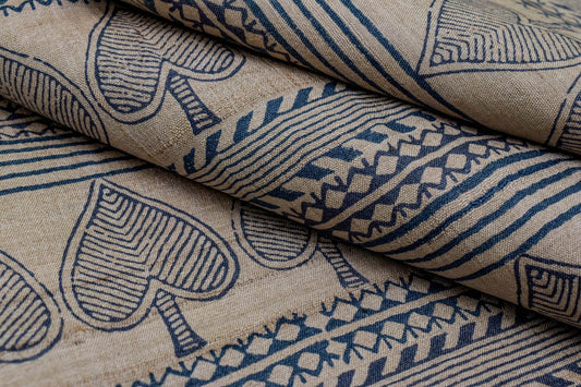 Green Tussar silk saree by Weavers studio PSWS140035