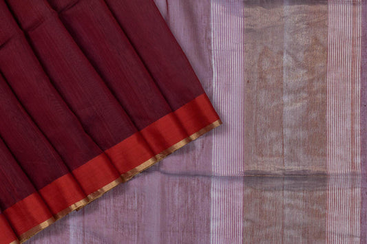 Chanderi Silk Cotton Saree by Chakor PSCK260230 - Parisera