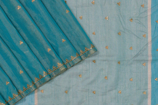 Chanderi Tissue Silk Cotton Saree by Chakor PSCK260242 - Parisera