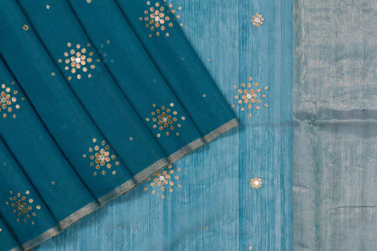 Chanderi Silk Cotton Saree by Chakor PSCK260244 - Parisera