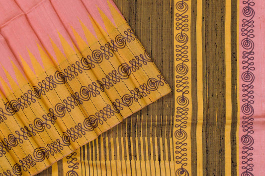 Bhagalpuri Tussar Raw Silk Saree by Chakor PSCK260250 - Parisera