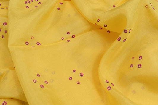 Bandhani Mulberry Silk Saree by Chakor PSCK260261 - Parisera