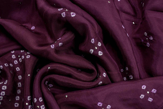 Bandhani Mulberry Silk Saree by Chakor PSCK260263 - Parisera