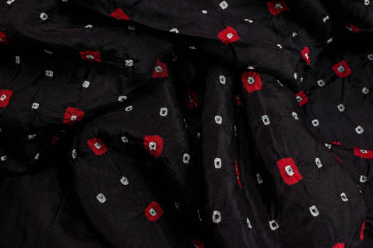 Bandhani Mulberry Silk Saree by Chakor PSCK260266 - Parisera