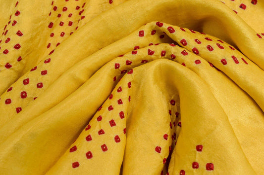 Gaji silk bandhani sarees by Chakor PSCK260271 - Parisera