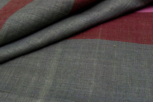 Bhagalpuri Linen Cotton Saree by Thari PSTR250042 -