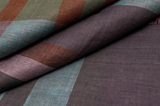 Bhagalpuri Linen Cotton Saree by Thari PSTR250044 -