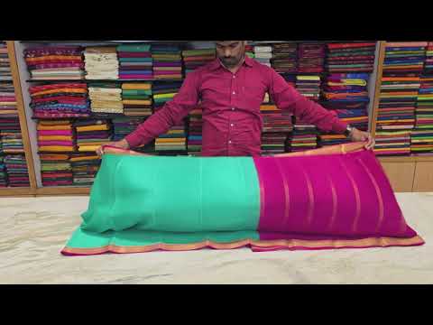 Mysore Silk Crepe saree