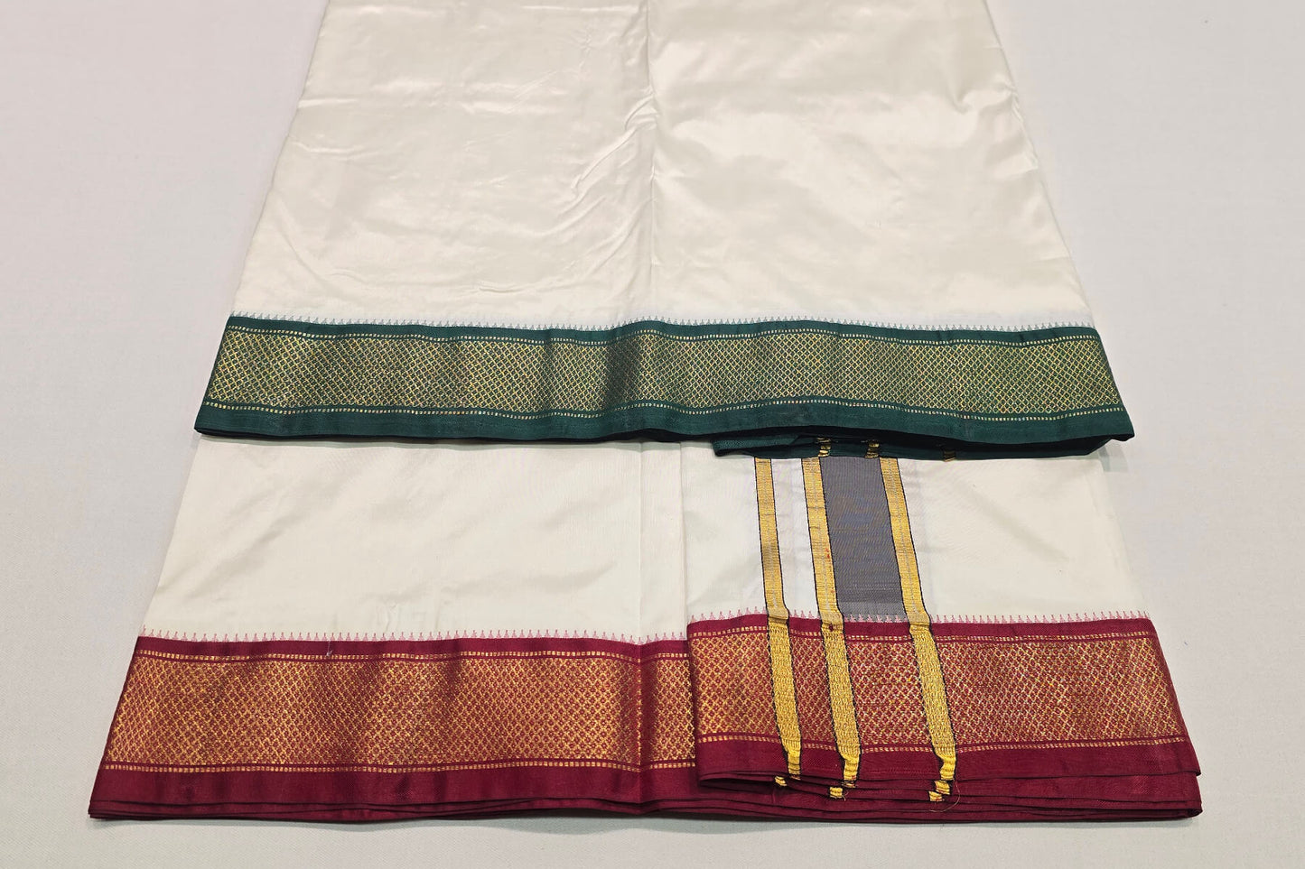 Silk Dhoti by Shreenivas silks PSSR01DH041 -