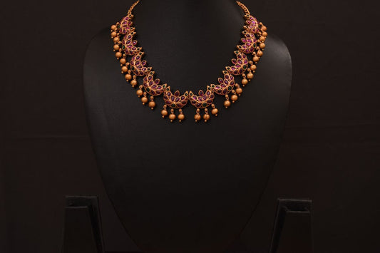Parasvii jewels neckpiece set TS27N010