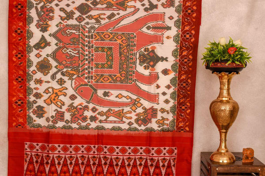 Pochampally Ikat Silk Saree PSIF060064 - Parisera